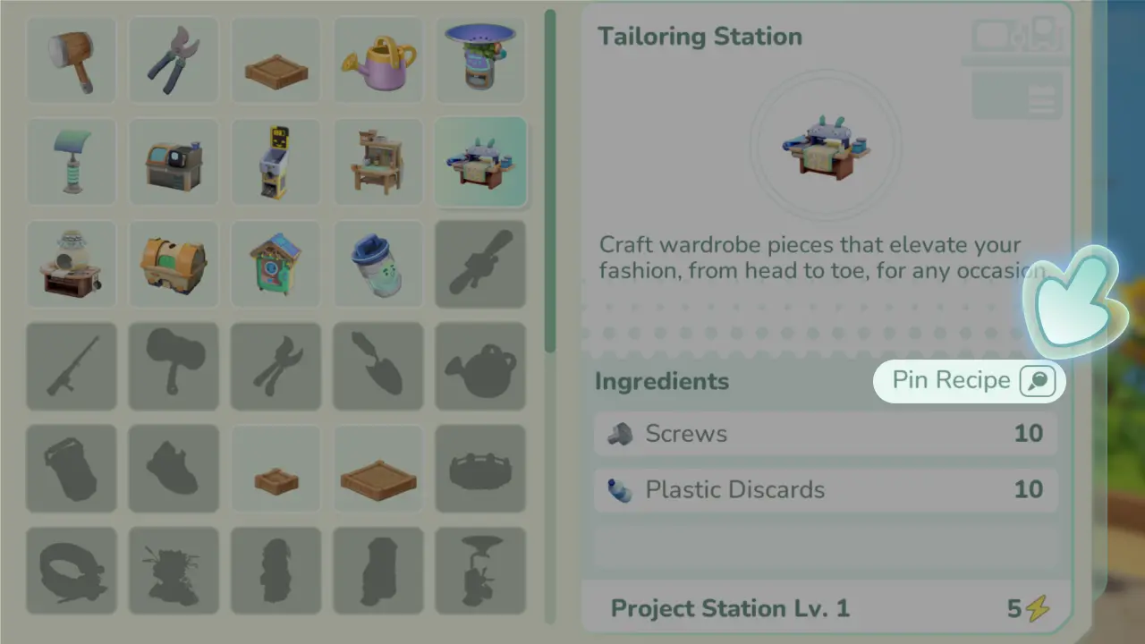 Pinning Recipes