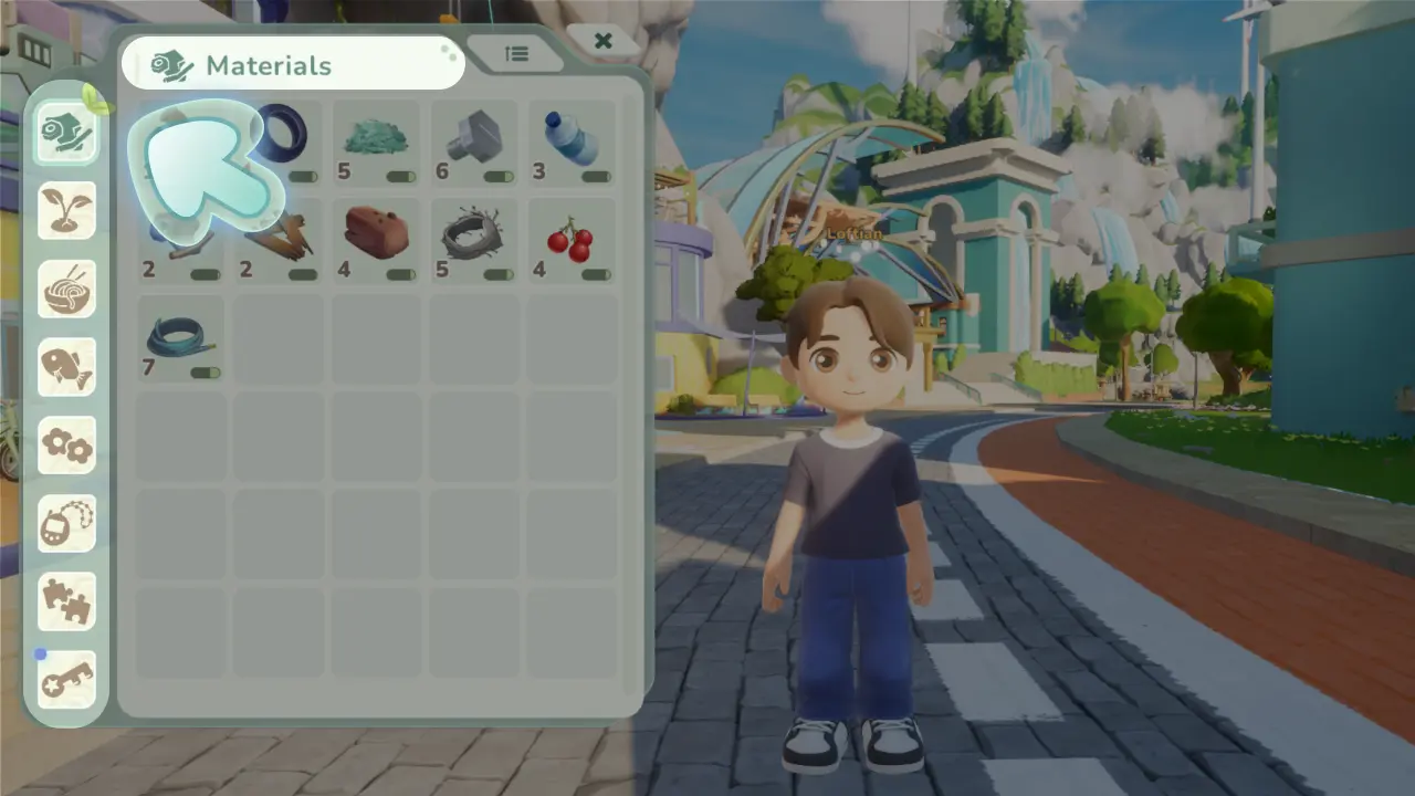 Inventory Tabs and Categories