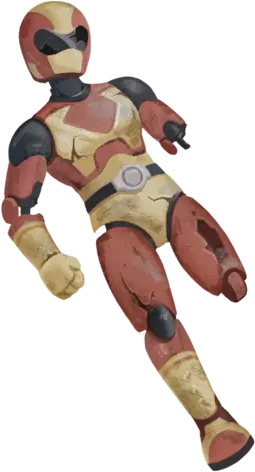 Battered Action Figure