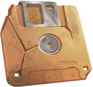 Battered Floppy Disk