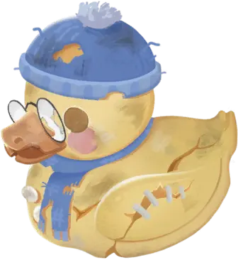 Battered Rubber Duck