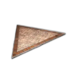 Suelo de baldosas triangular