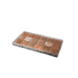 Bloque de suelo de baldosas mediano