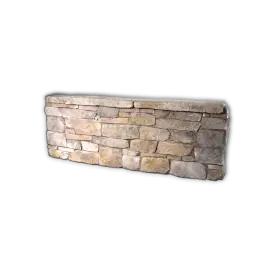 Pared de cimiento de granito baja