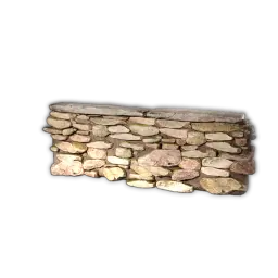 Pared de cimiento de gneis baja