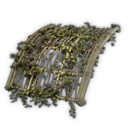 Gebogene Spalierwand, Garten