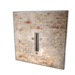 Slit Window Wall, Limestone