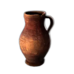 Wypalany dzbanek ceramiczny