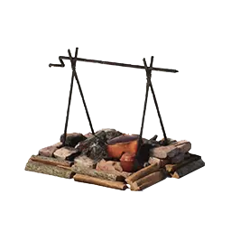 Kleines Spießbratengestell