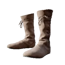 Botas del camino pedregoso