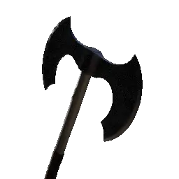 Hacha de guerra de hierro forjado armonizada