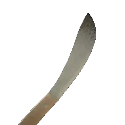 Cuchillo de desollar de hierro