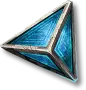 Blauer Kristall