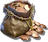 Bolsinha de Moedas de Cobre