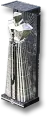 Statue de garde en argent
