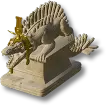 Sobek Crocodile Statue