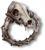 Anubis-Hund-Knochenring