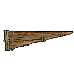 三角形墙壁（树皮）
