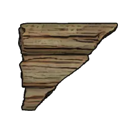 Triangular Wall (Logs)