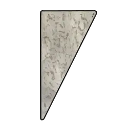 Triangular Wall (Plaster)
