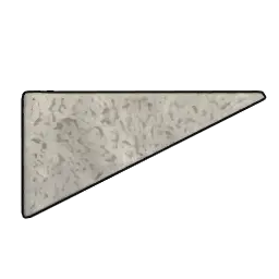 Triangular Wall (Plaster)