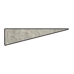 Triangular Wall (Plaster)