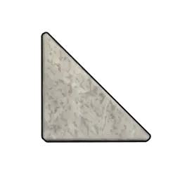 Triangular Wall (Plaster)