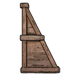 Pared triangular (caoba)