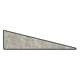 Triangular Wall (Plaster)
