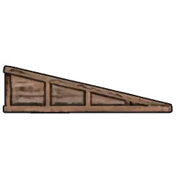 Pared triangular (caoba)