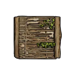 Wall (Clay and Log)